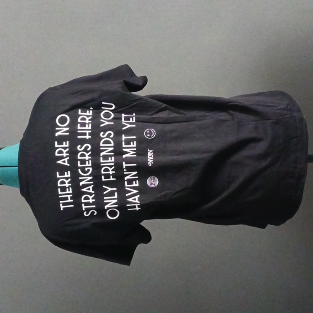 New NYON Idlewild Black T Shirt S8ze M